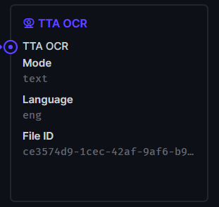 OCR Directus flow operation