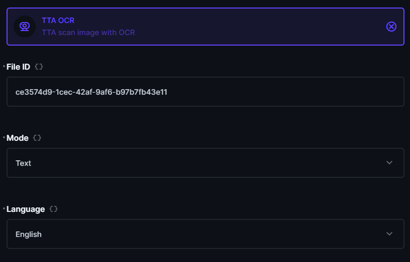 OCR Directus operation flow settings
