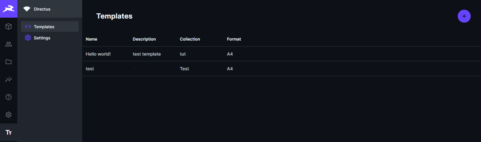 TTA PDF template overview